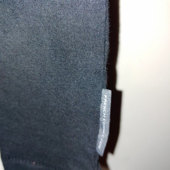 French Connection polo with contrast panel and collar in black and gray size XL - Picture 5 of 10